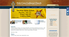 Desktop Screenshot of holycrossnorthcanton.com